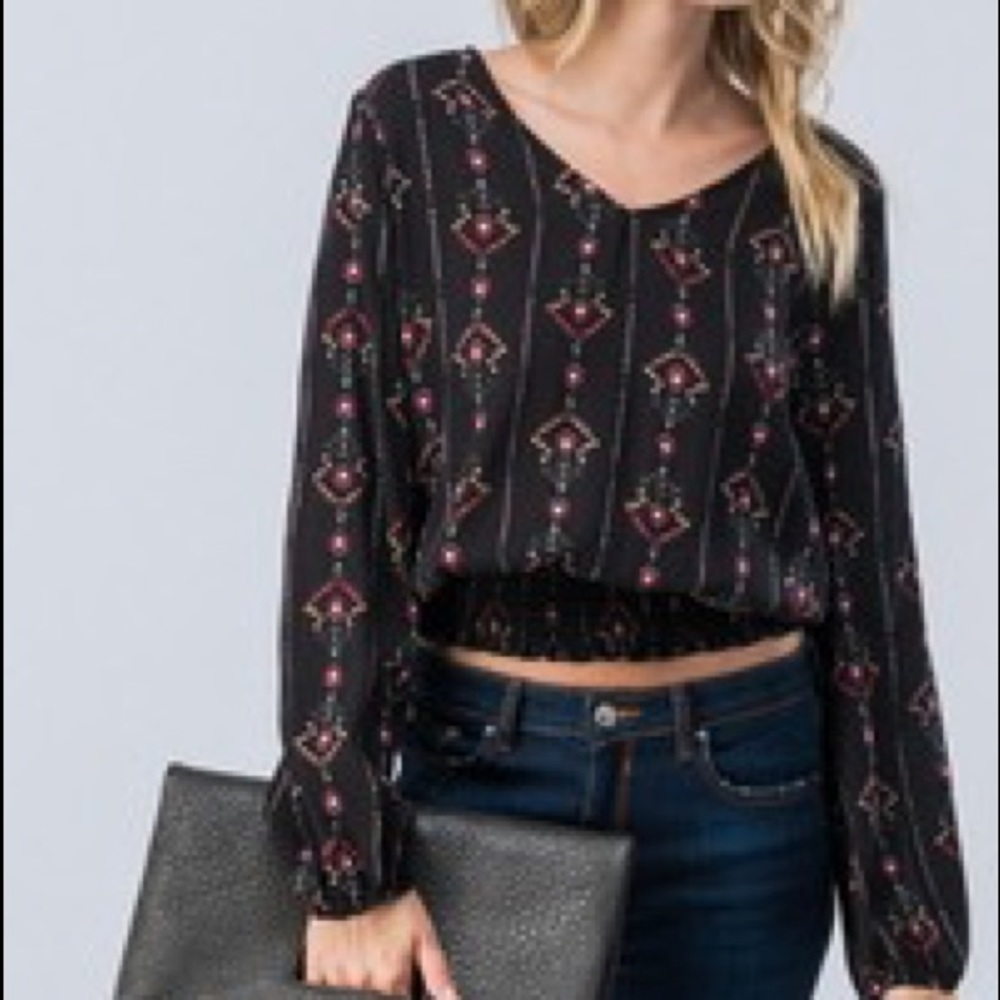 Black Tribal Top